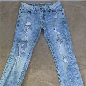 American Eagle skinny ripped jeans